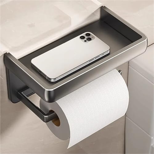 Aluminum Alloy Toilet Paper Holder Wall Mount