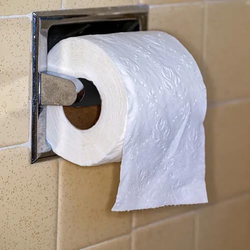 2025 Toilet Paper Roll Holder - Modern White Design