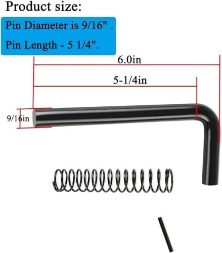 Zhiqinge Trailer Gate Spring Latch Repair Kit 819T 2Pcs
