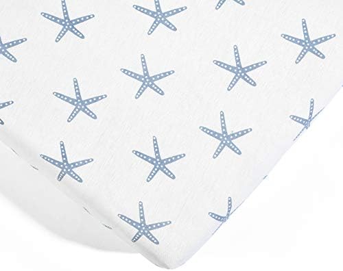 Lush Decor 2 Pack Organic Cotton Crib Sheets with Drop