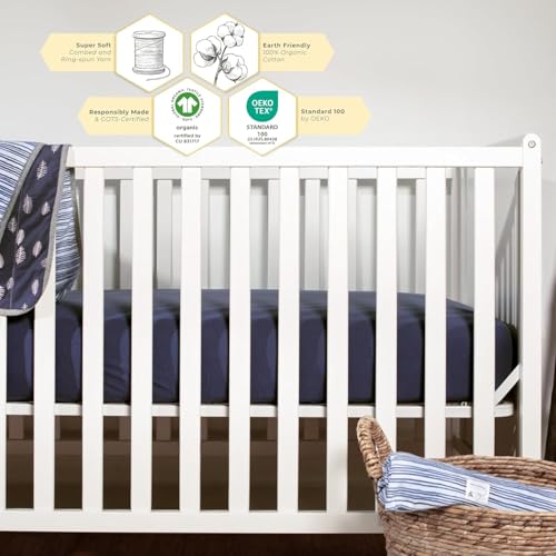 Burts Bees Baby Essential Crib Sheet 2-Pack