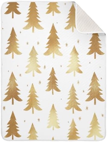 Kigai Christmas Tree Baby Blanket for Boys and Girls