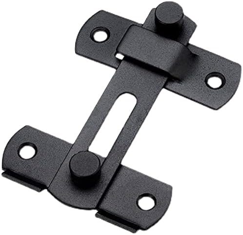 SHAUNI 90 Degree Right Angle Door Lock 1Pcs Black Large
