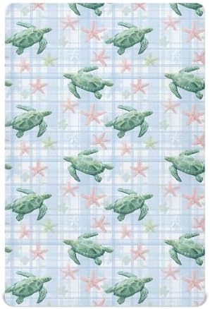 MNSRUU Baby Crib Sheets Soft Breathable Fitted Sheets for Boys Girls
