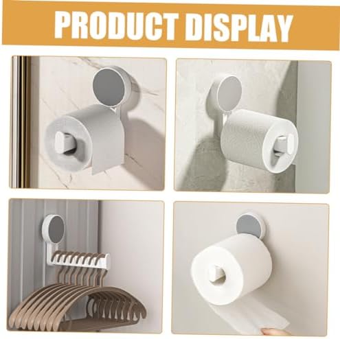 Wall Mount Toilet Paper Holder with Towel Rack