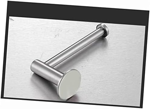 OUNONA 304 Stainless Steel Toilet Paper Holder Adhesive No Drill
