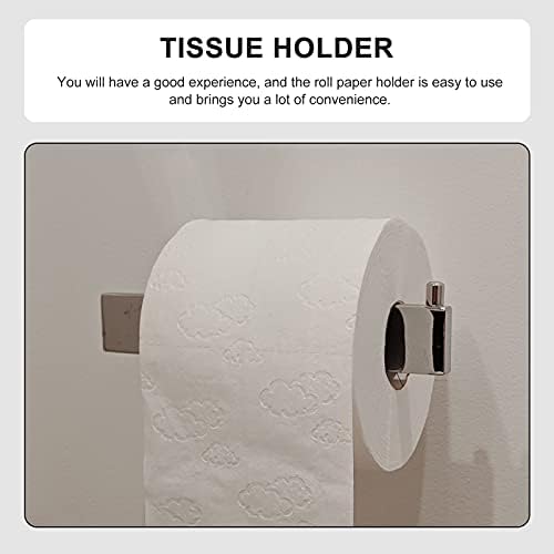 HOLIDYOYO Wall-Mounted Toilet Paper Holder with Punching Design
