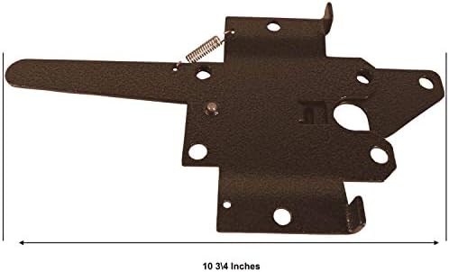 Bronze Wood Gate Hinges and Latch Kit