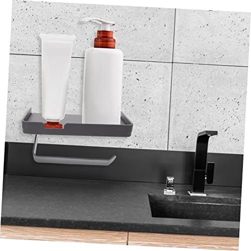 COLLBATH Wall Mount Toilet Paper Holder Shelf with Phone Storage
