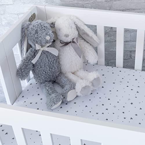 Elys Co Waterproof Pack n Play Sheet - Neutral Grey for Baby