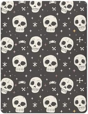 ALAZA Human Skeleton Crib Sheets for Girls and Boys
