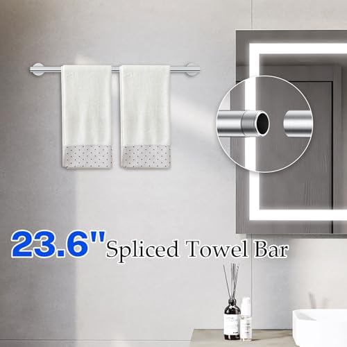 DUMDER 5-Piece Towel Bar Set Brushed Nickel