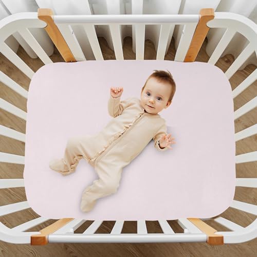 KEIGE Lavender Blush 02 Crib Sheet for Baby Bed