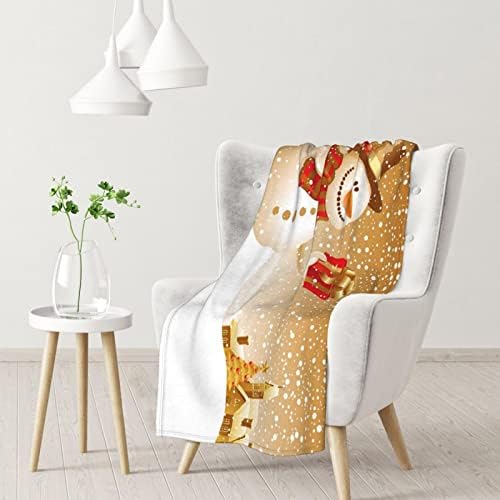 Xisover Christmas Snowman Swaddling Blanket for Baby 1