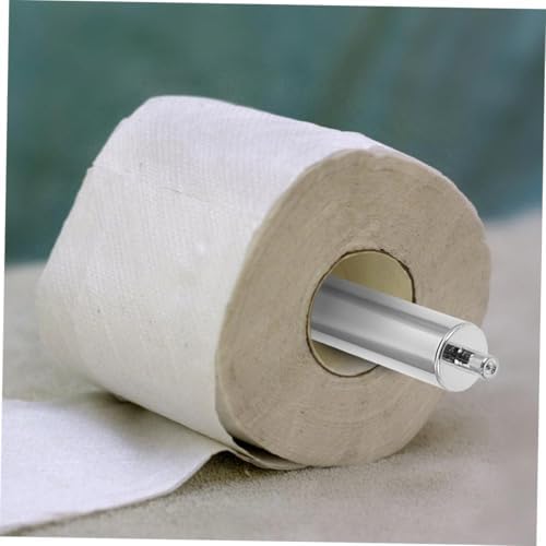 OUNONA 4pcs Retractable Paper Roller Stainless Steel Tissue Holder Rod