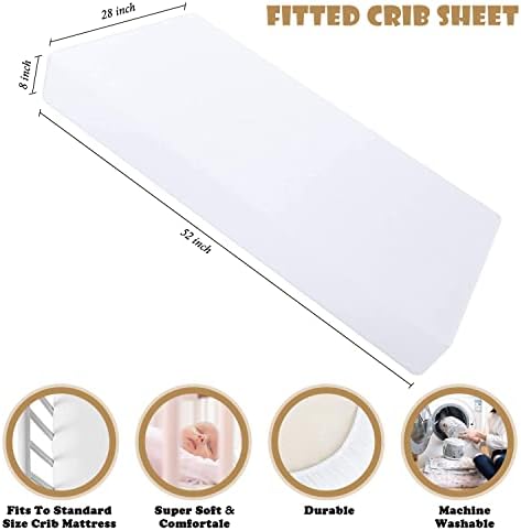 ANGELJUAN Soft Fitted Crib Sheet for Boys and Girls