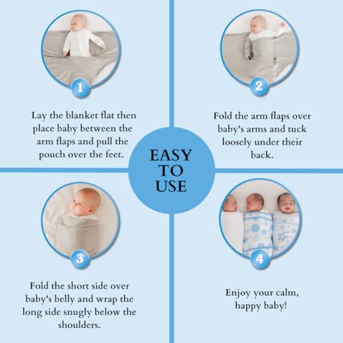 Miracle Blanket Swaddle Wrap Soft Secure
