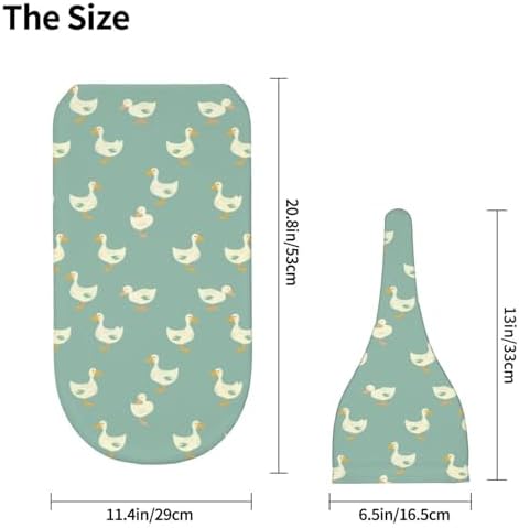 Muishi Kawaii White Goose Swaddle Blanket Beanie Set