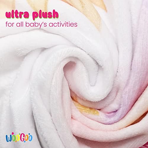 Baby Milestone Blanket - Soft Premium Fleece 40 x 60 Inches Pink