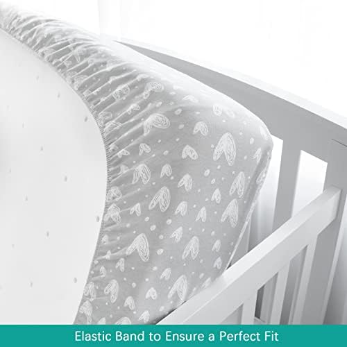 Biloban Waterproof Crib Mattress Protector 2 Pack