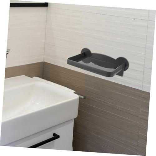 UTHCLO No Drill Toilet Paper Holder with Shelf