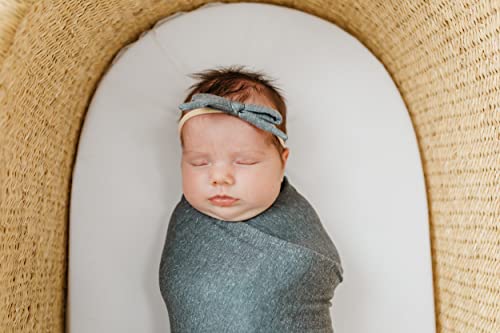 Copper Pearl Swaddle Blanket - Soft Stretchy Receiving Blanket for Baby