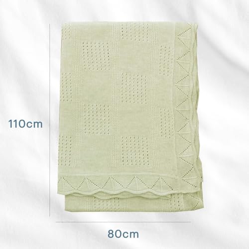 Baby Bright Swaddle Blanket - Mint Viscose 1