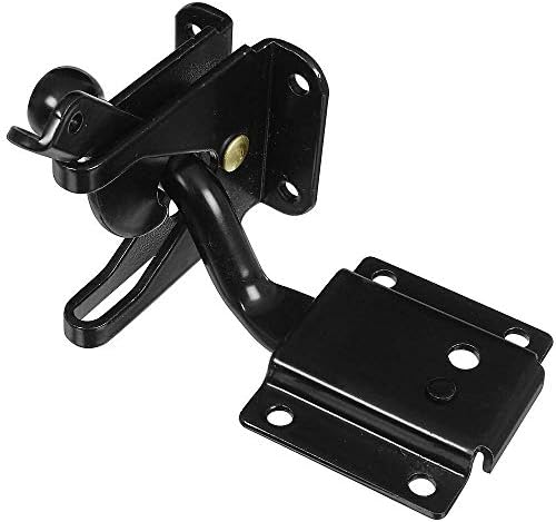 National Hardware 3 Pack 4in V21A MaxLatch Gate Latch Black