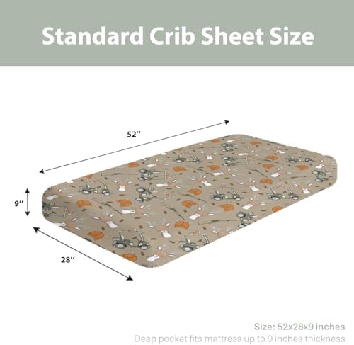 ZoUbqchY Camouflage Deer Hunter Crib Sheet