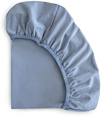 Mushie Stretchy Soft Mini Crib Sheet - Fitted 24 x 38 Tradewinds