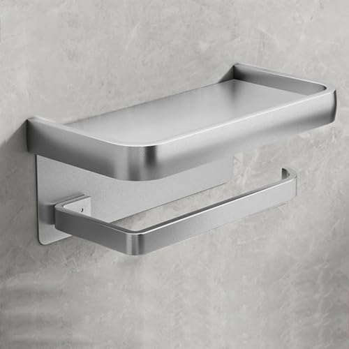 1PC Aluminum Alloy Toilet Paper Holder for Bathroom Storage