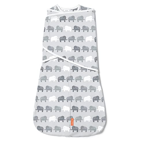 SwaddleMe by Ingenuity Arms Free Convertible Swaddle Blanket for 3-6 Months