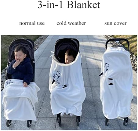 CozyMe Stroller Blanket with 3D Panda