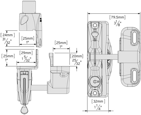 DD Technologies Lokklatch Regular Gate Latch