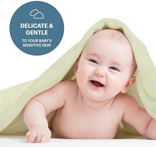 Baby Bright Swaddle Blanket - Mint Viscose 1