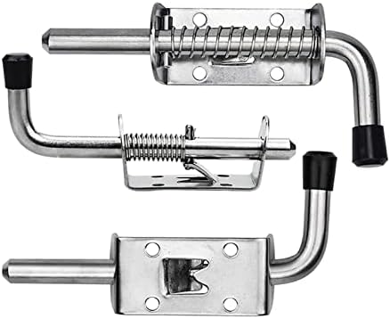 SHAUNI 2Pcs Slide Bolt Door Lock Hasp Latch Security Hardware