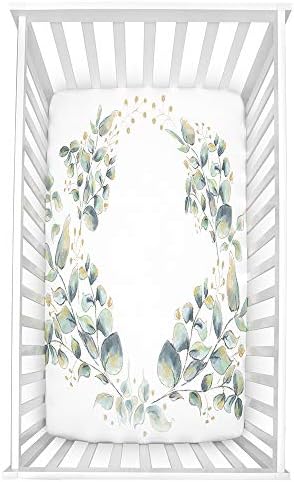 JumpOff Jo Fitted Crib Sheet Botanical 52x28