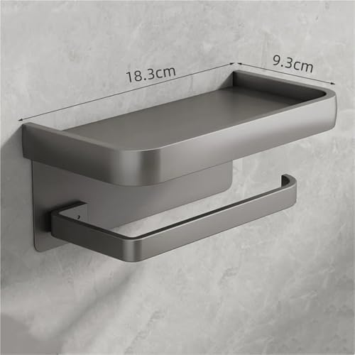 Aluminum Alloy Toilet Paper Holder Wall Mount