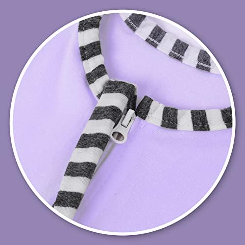 aQuooky Baby Blanket Sack with Arms Free Design Purple