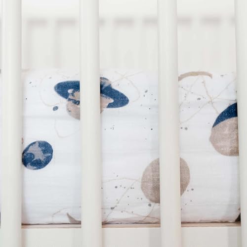 Little Unicorn Premium Crib Sheet - Planetary Design