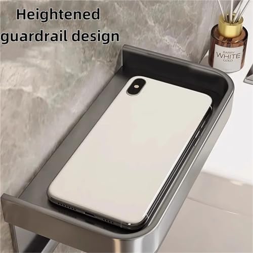 Aluminum Alloy Toilet Paper Holder Wall Mount