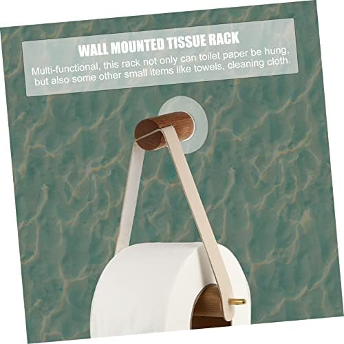 Uonlytech Towel Holder Wall Mount for Roll Paper and Cleaning Supplies 1