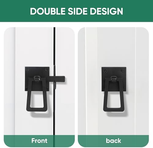 JUBEST Self Locking Gate Latch Black
