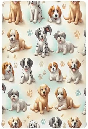 Kigai Crib Sheets for Boys Girls Pack N Play