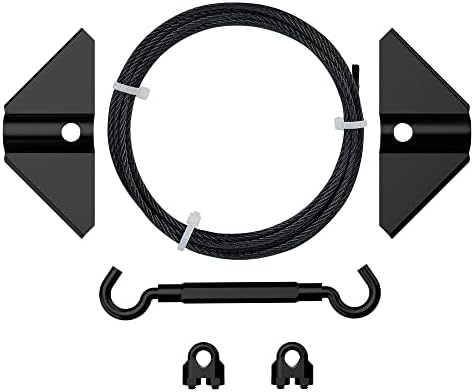 National Hardware Anti-Sag Gate Kit Black