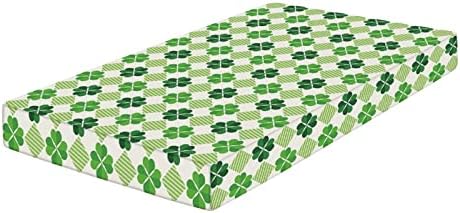 XISUNYA Irish Floral Microfiber Crib Sheet Set