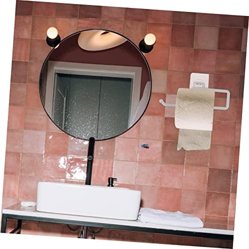 DOITOOL Wall-Mounted Toilet Paper Holder Chic Grey Multi-Purpose Roll Paper Rack