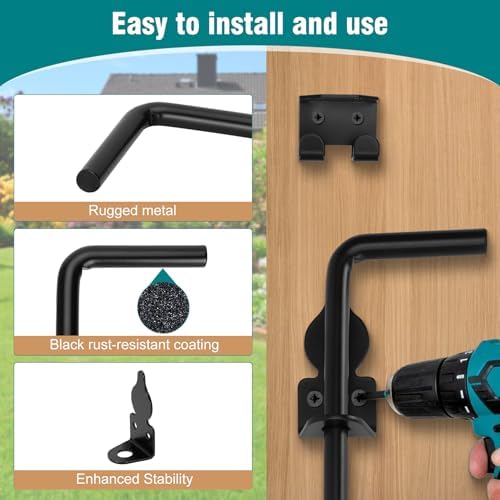 Femotic 24 Inch Gate Drop Rod Hardware 2 Pack 1