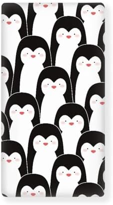 Winpema Penguin Cartoon Crib Sheet 28x52