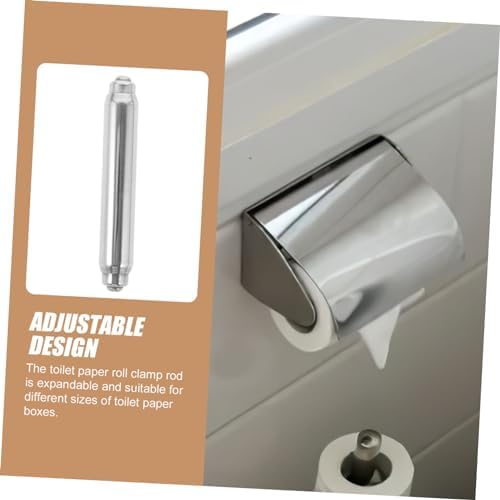 Lurrose Stainless Steel Toilet Paper Holder Rod